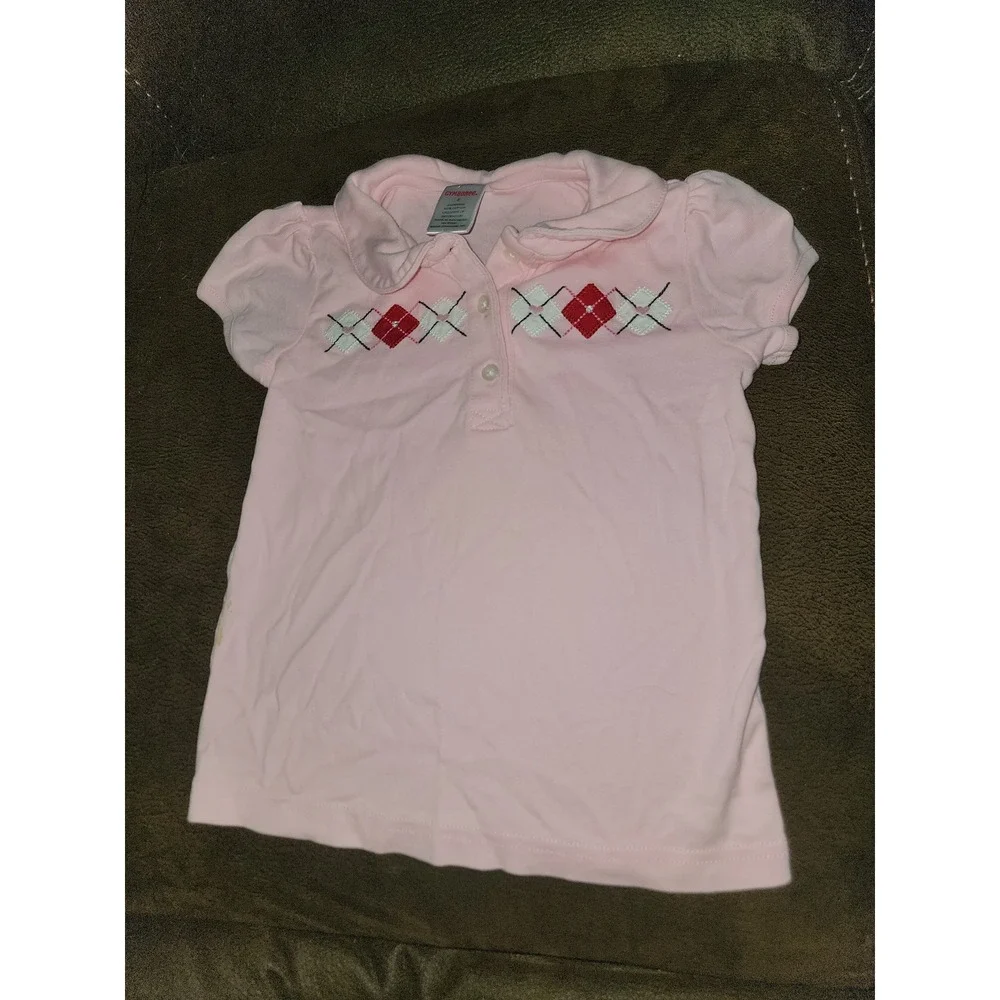 Gymboree new york girl dog dress with pink‎ top and hair clip size 5